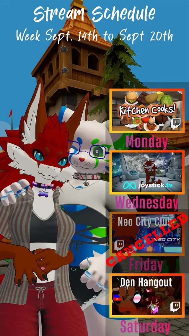Unfortunately Friday stream is cancelled due to me making a road trip to see someone, but I will be streaming on Saturday.