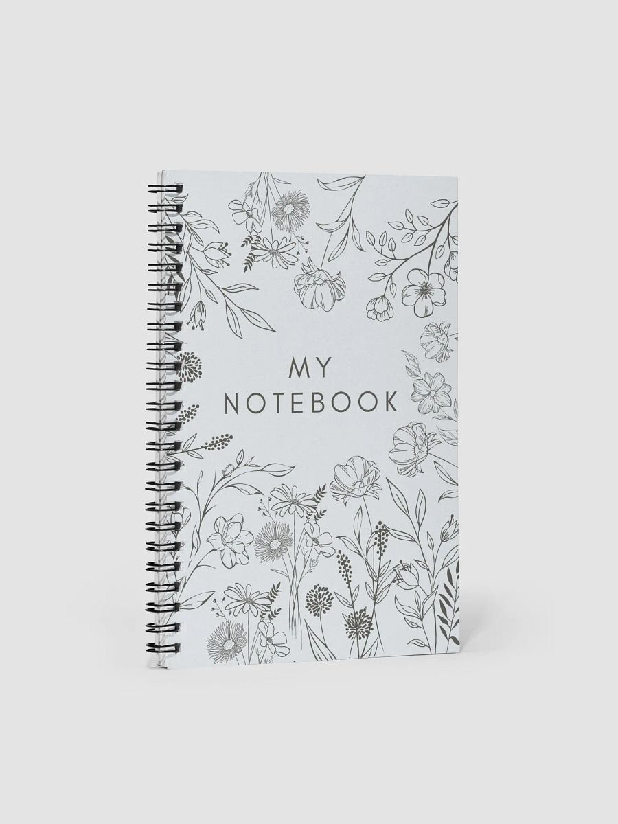 Floral Frame Spiral Notebook product image (1)