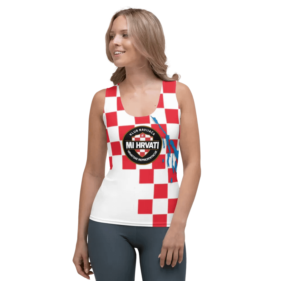 Croatian Pride All-Over Women's Tank Top product image (1)