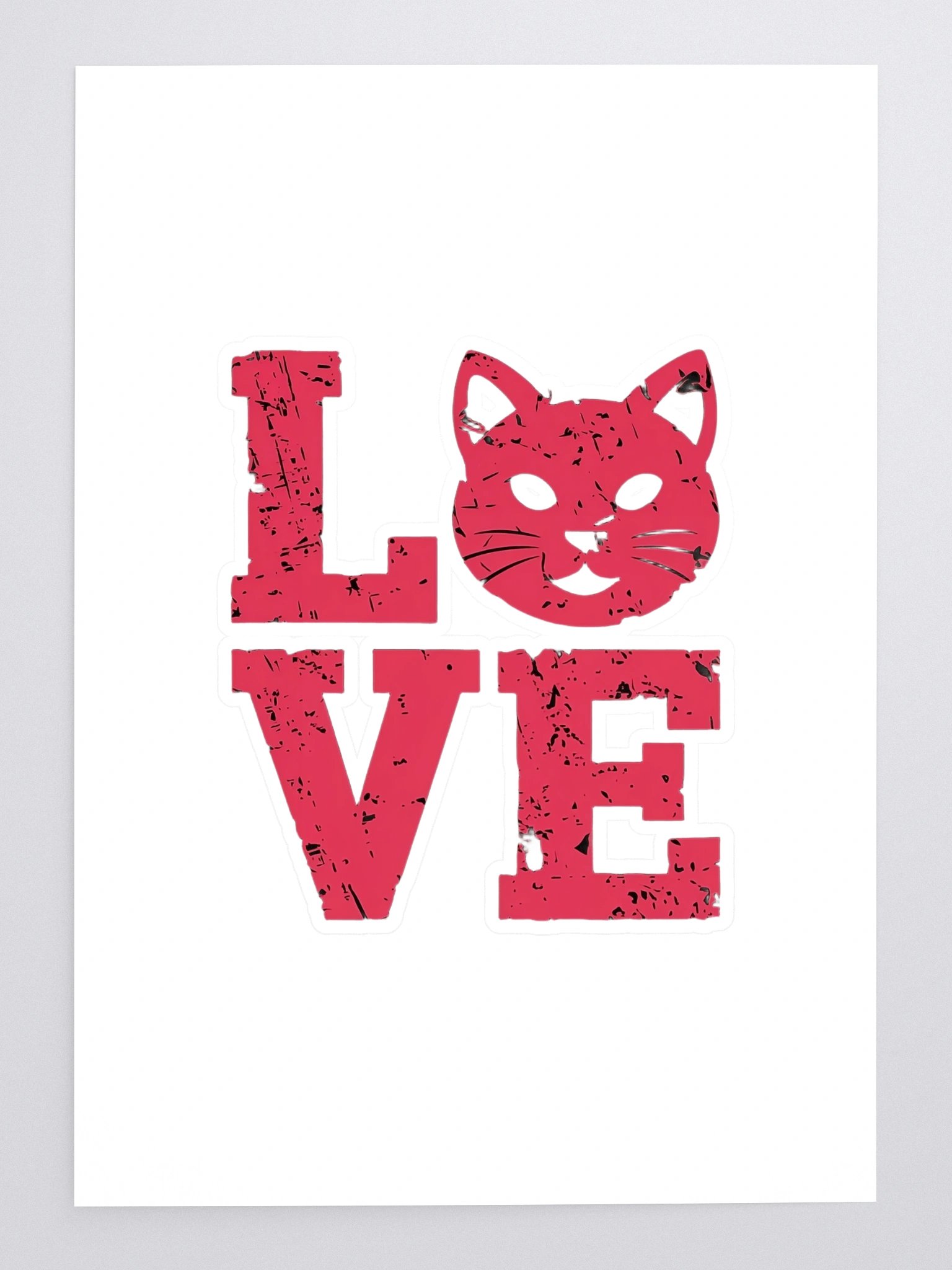 Cat Lovers: Purr-fectly Bold, Edgy, Grunge Design T-Shirt Hodies mens womens fit many item,color,size product image (3)