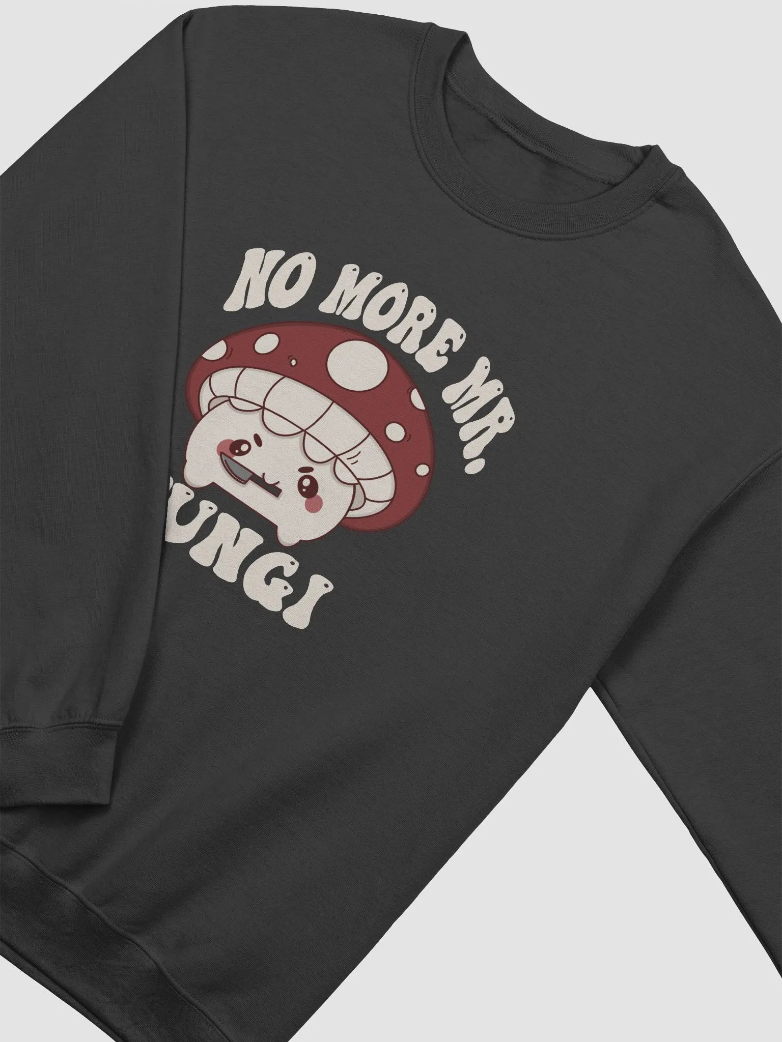 No More Mr.Fungi Crew Neck Sweatshirt product image (3)