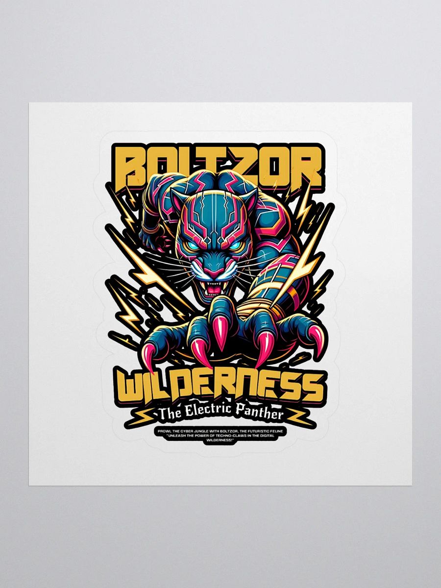 BOLTZOR Electric Panther Stickers product image (1)