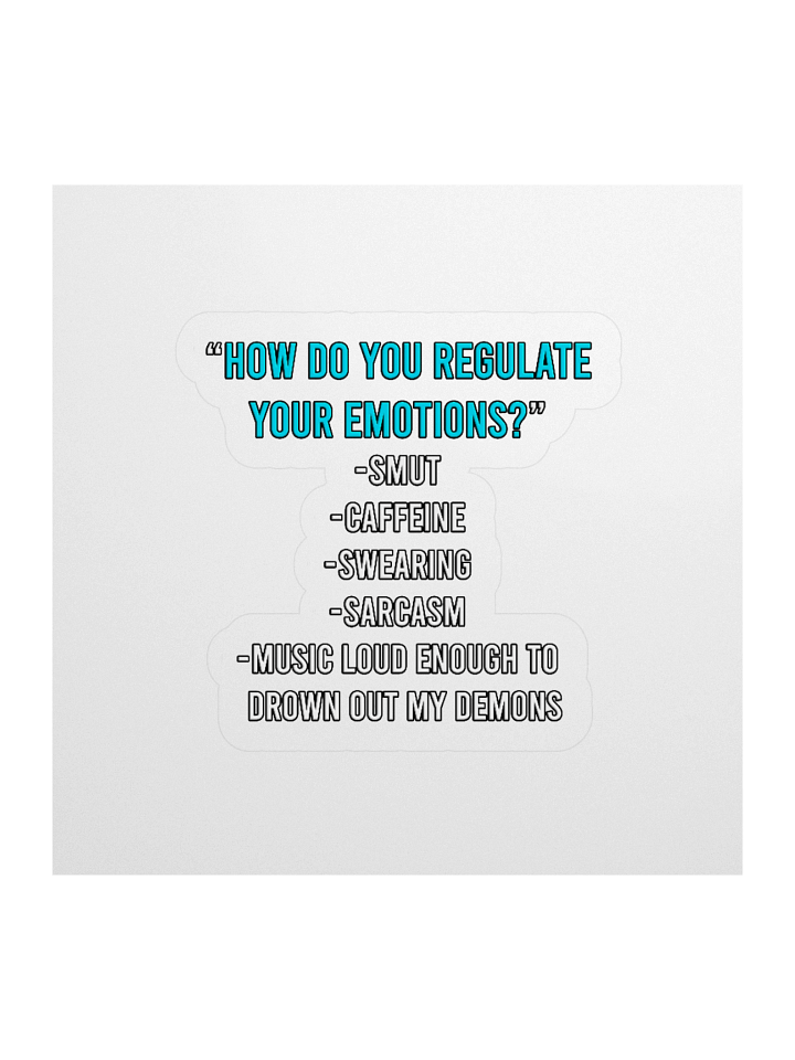 Regulate Emotions - Sticker product image (2)