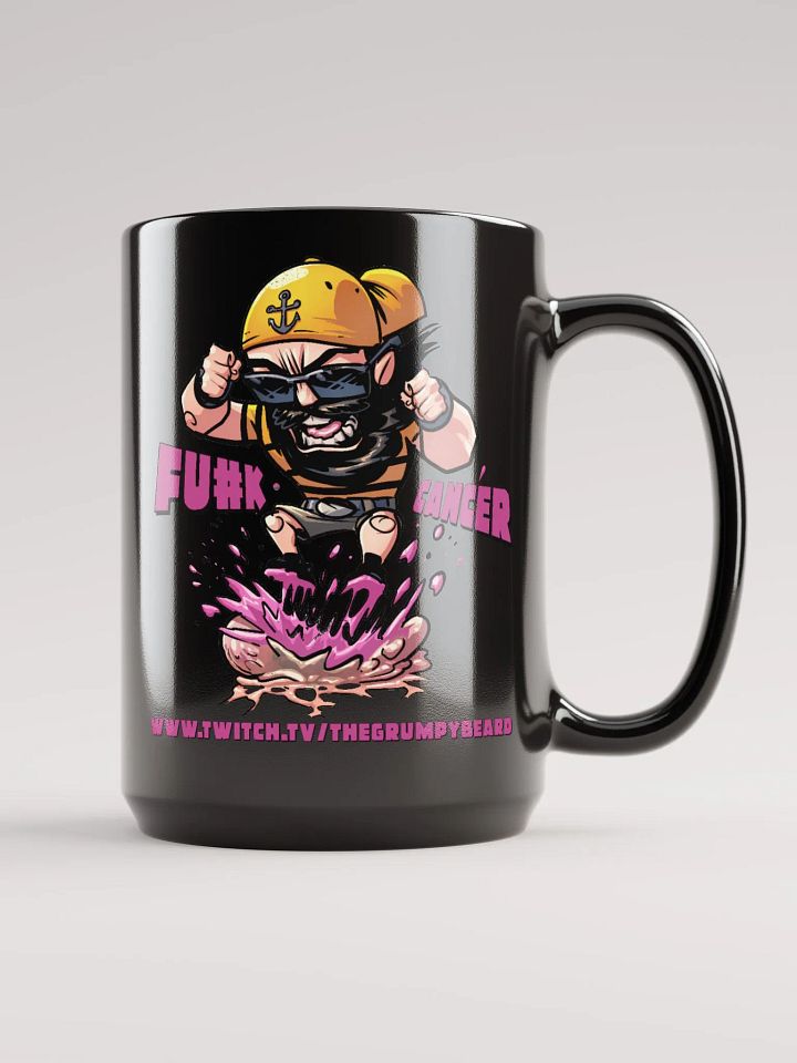 F#CK CANCER STOMP - Black Glossy Mug product image (1)