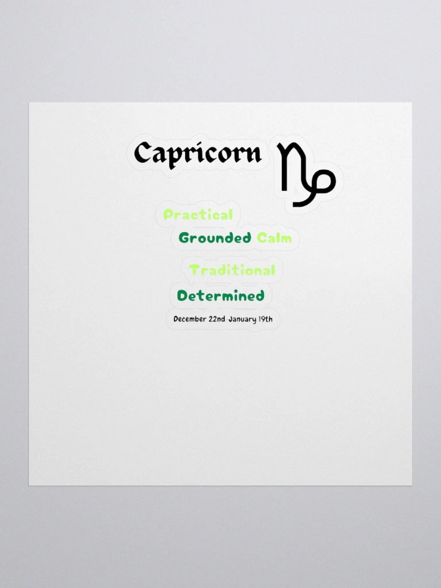 Capricorn Stickers product image (1)