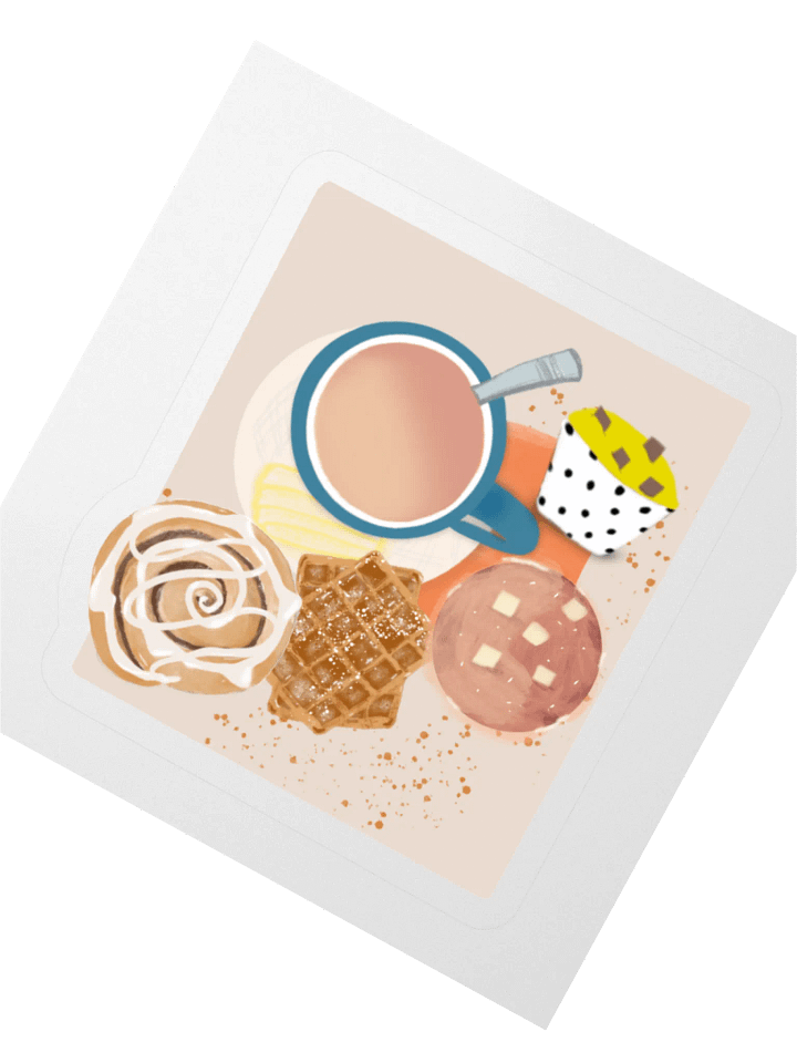 Coffee and Treats Sticker product image (2)