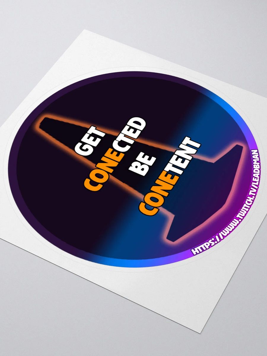 Get Conected Be Conetent (Sticker) product image (3)