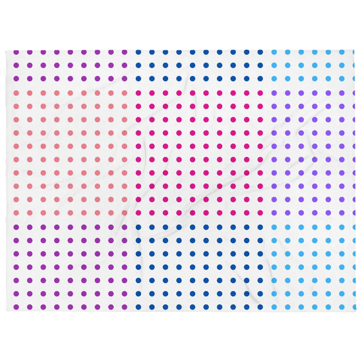 Multicolored Patterned Dots Throw Blanket product image (1)