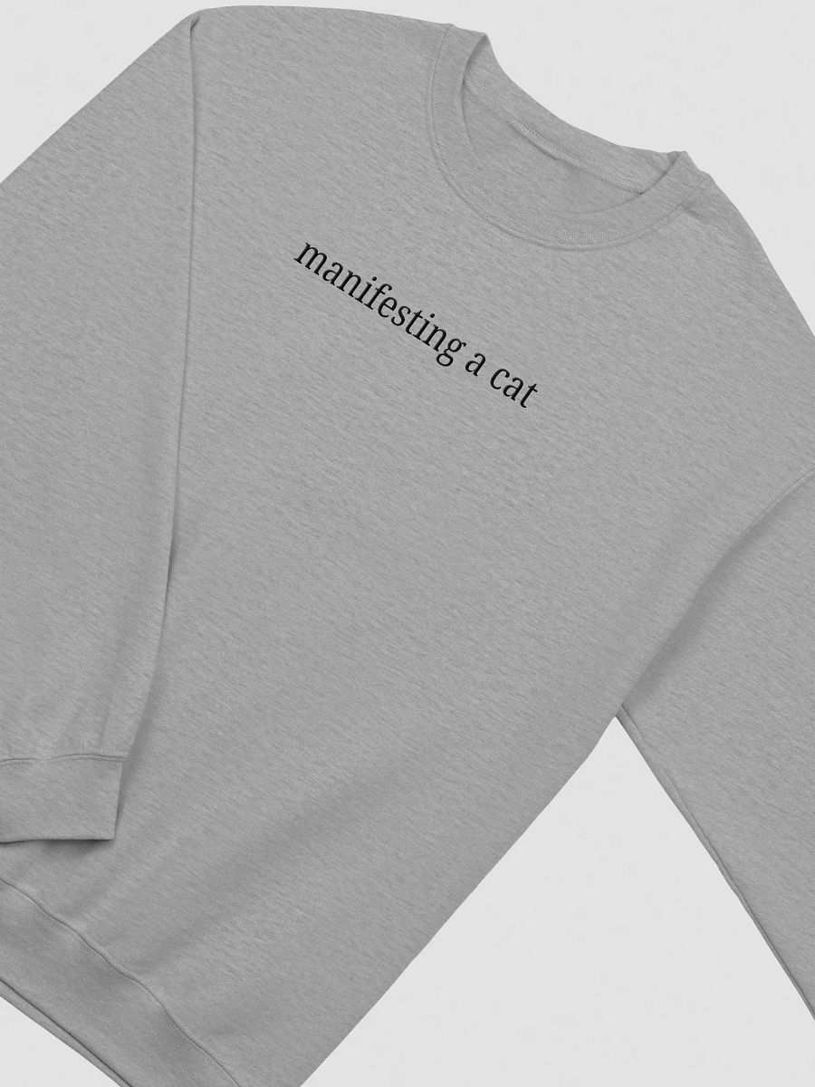 Manifesting A Cat - Crewneck product image (2)