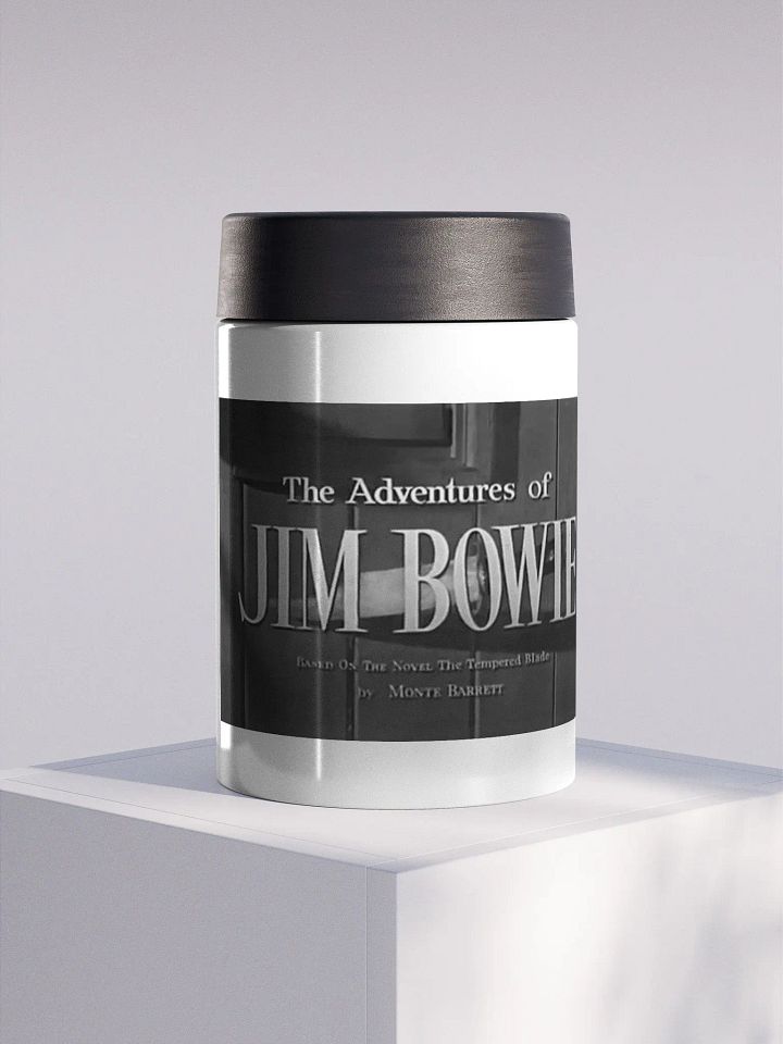 "Turbid" Jim Bowie Stainless Steel Koozie product image (1)