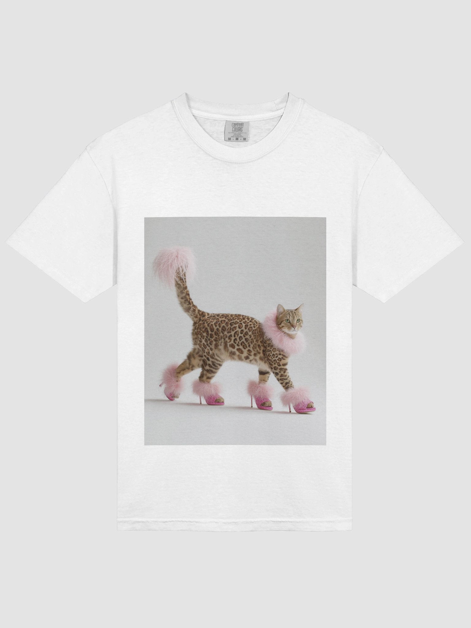 Glam Cat - Garment-Dyed Heavyweight T-Shirt product image (3)