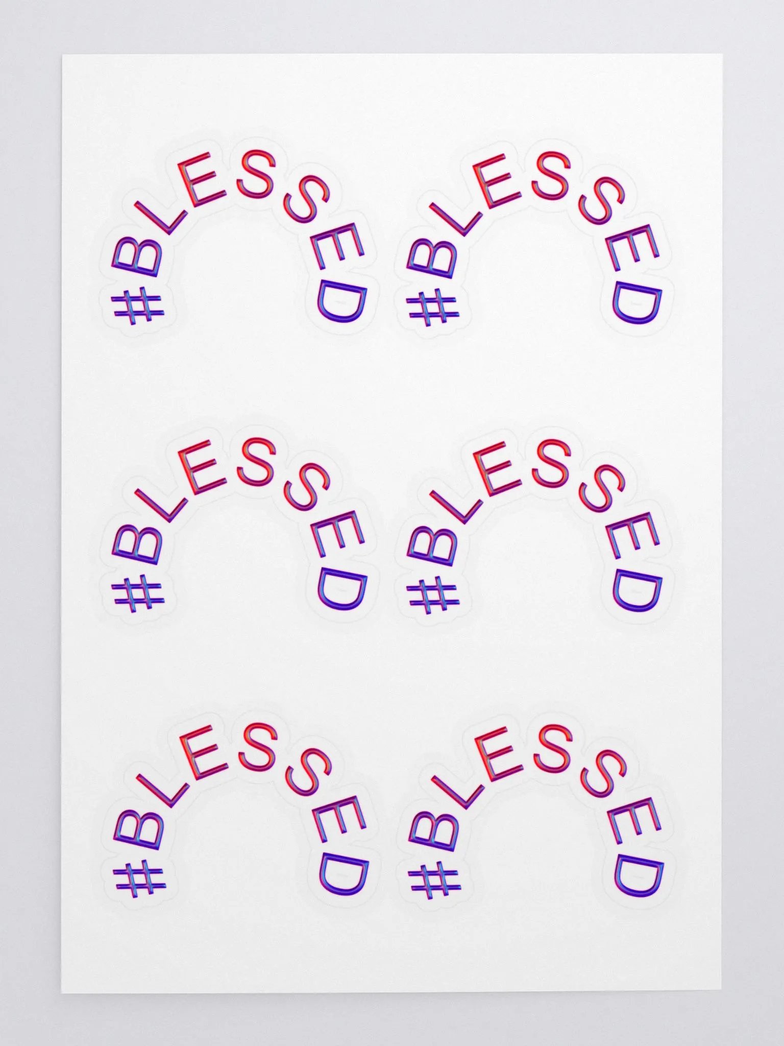 Blessed Sticker Sheet product image (1)