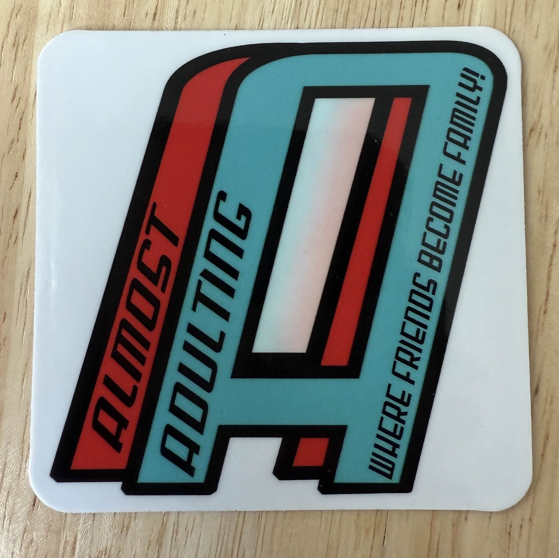 2.5" AA SQUARE STICKER product image (1)