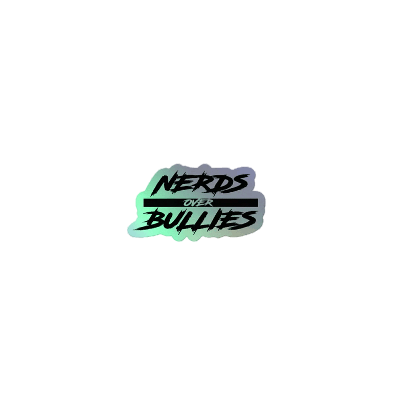 Nerds over Bullies Stickers