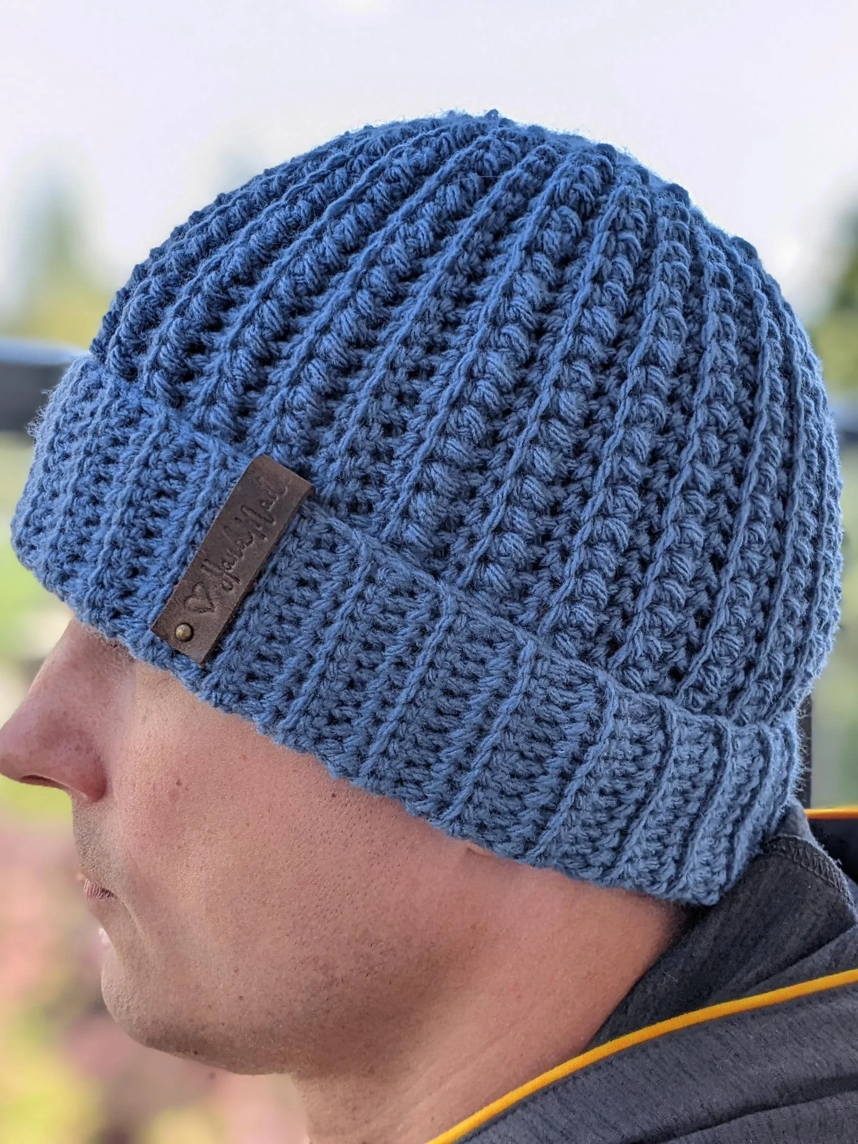 Crochet Nomad Beanie Pattern for Men product image (1)