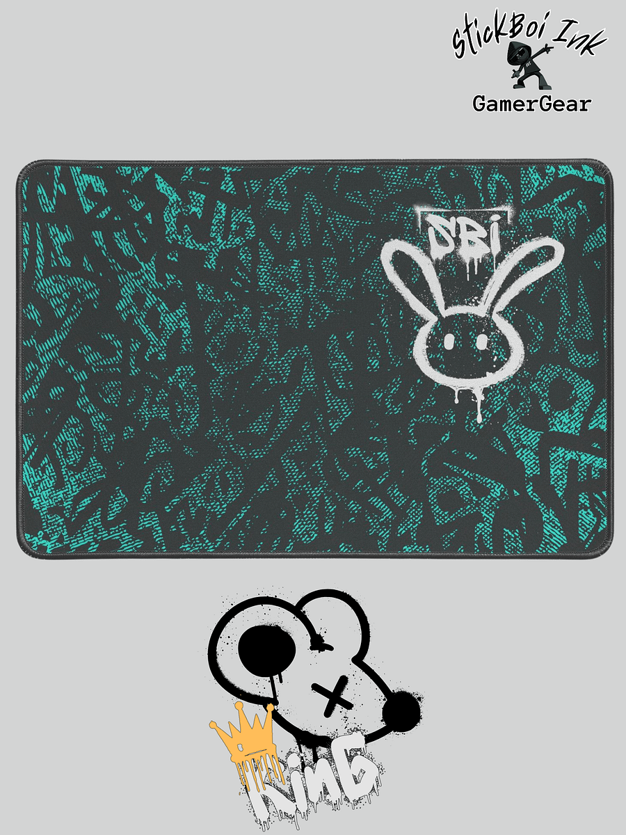 18 x 12in Gaming Mouse Mat v2 – StickBoi Ink product image (1)