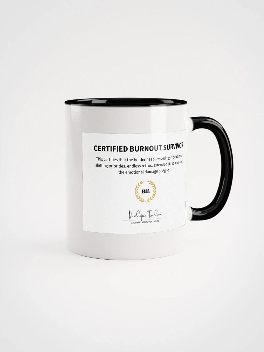 Certified Burnout Survivor - White Mug product image (1)