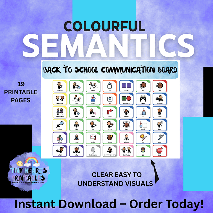 Printable Communication Boards for Kids | 12 Pages of Visual Vocabulary | SEN, AAC, Non-Verbal, Back to School, Feelings, Medical product image (2)