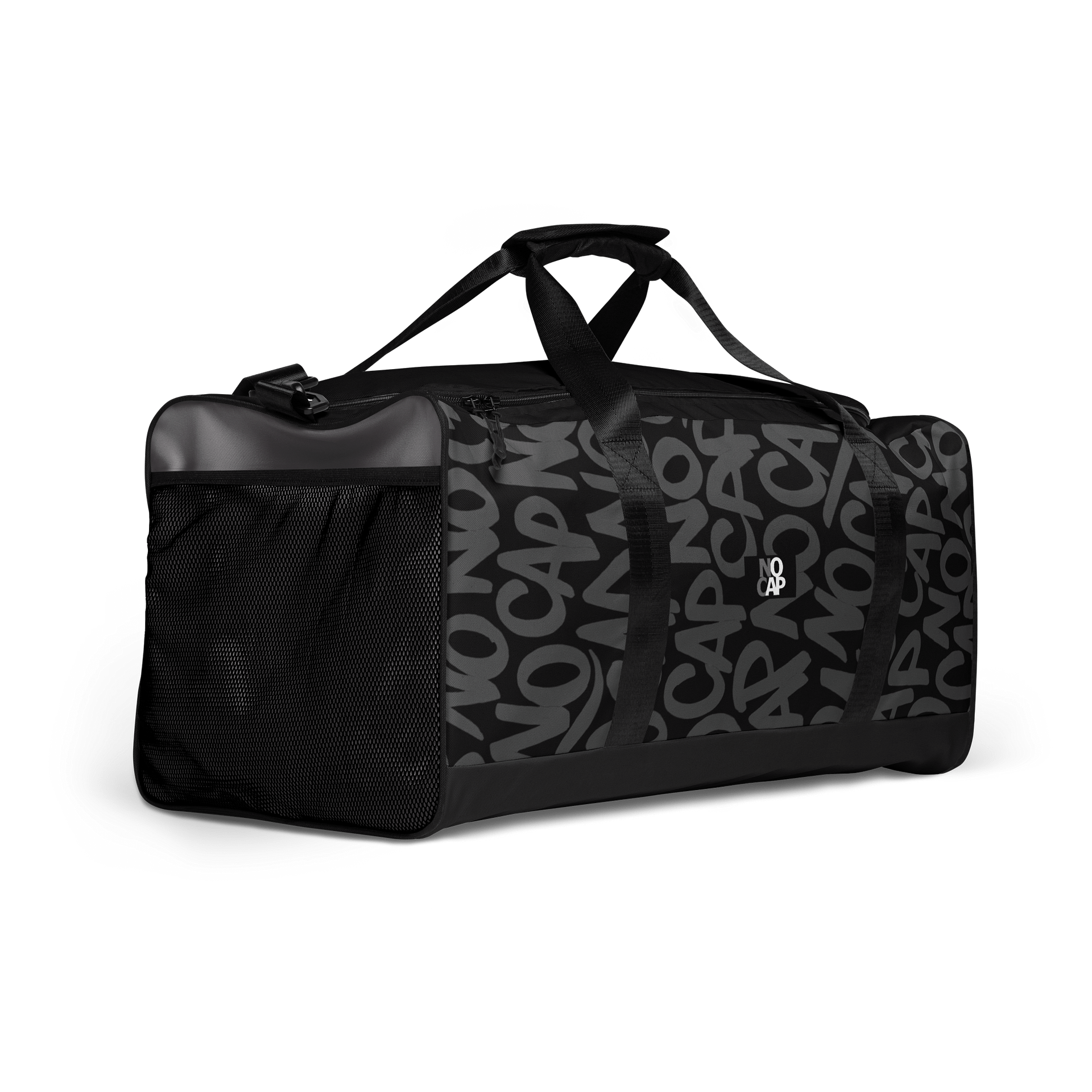 NO CAP | Legacy Series Duffel Bag – Black Pattern Edition product image (2)