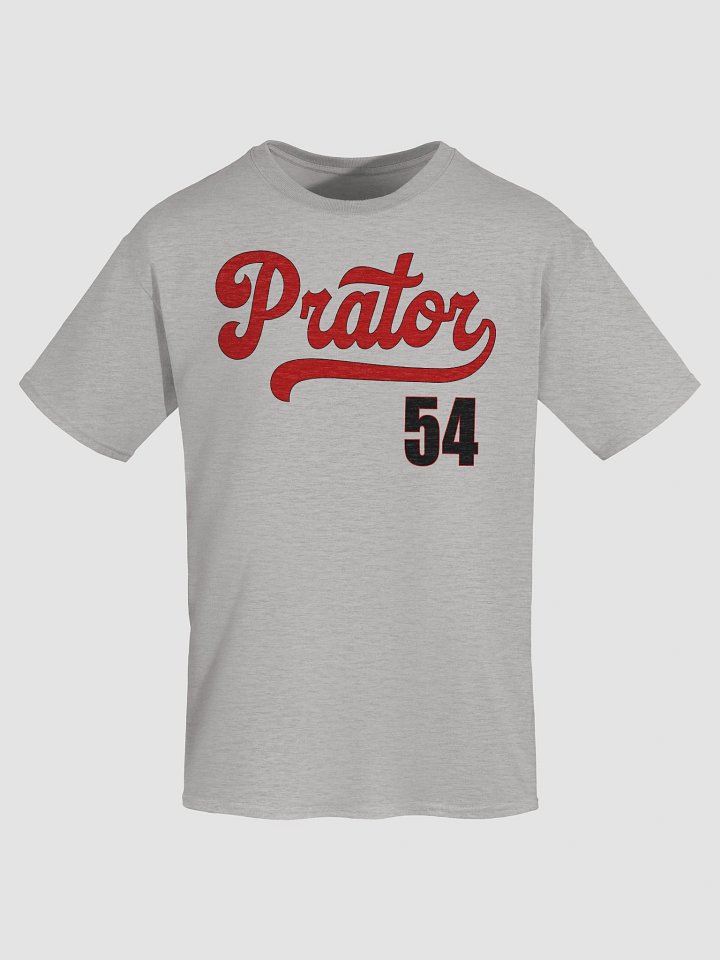 Prator54 Crimson Lettered T-Shirt product image (1)