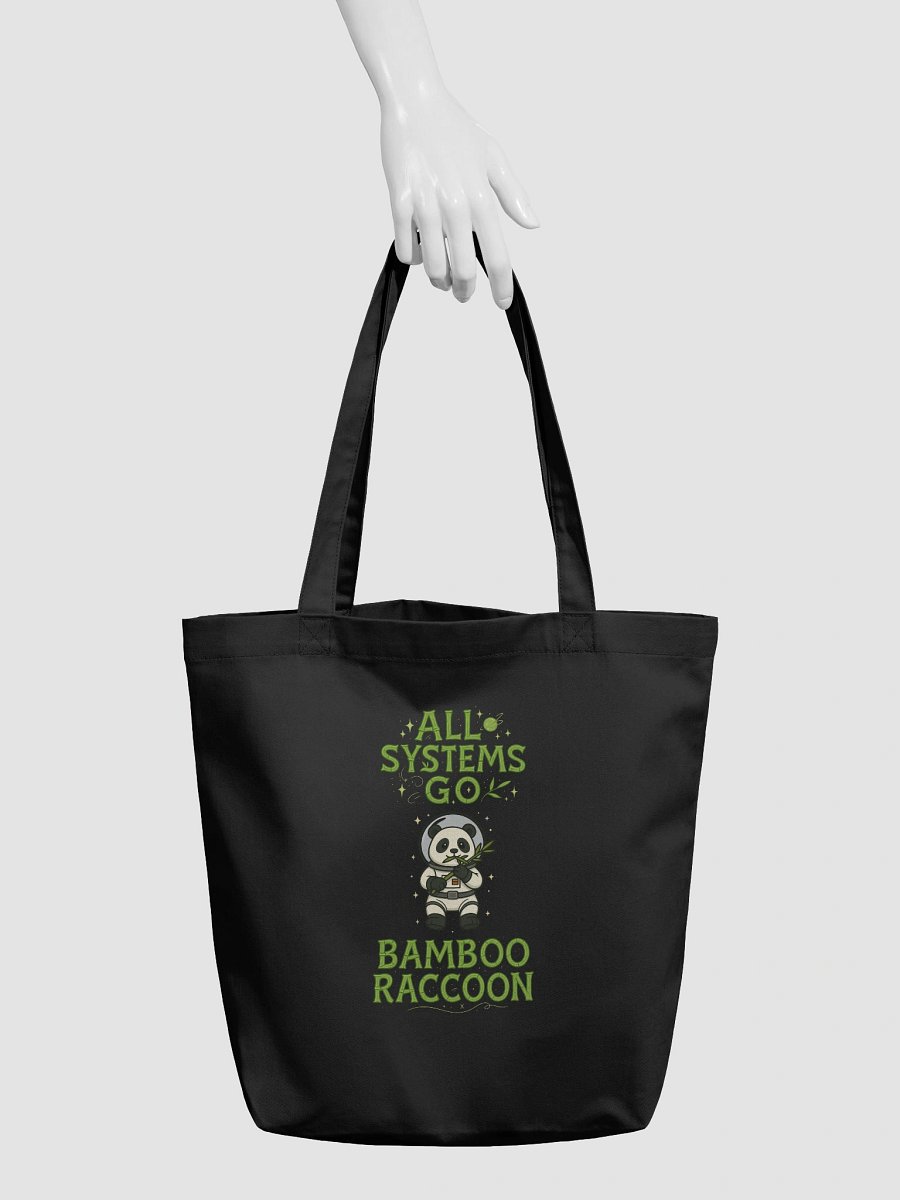All Systems Go Bamboo Raccoon Tote product image (6)