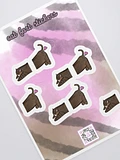 CAT FART Sticker Sheet product image (1)