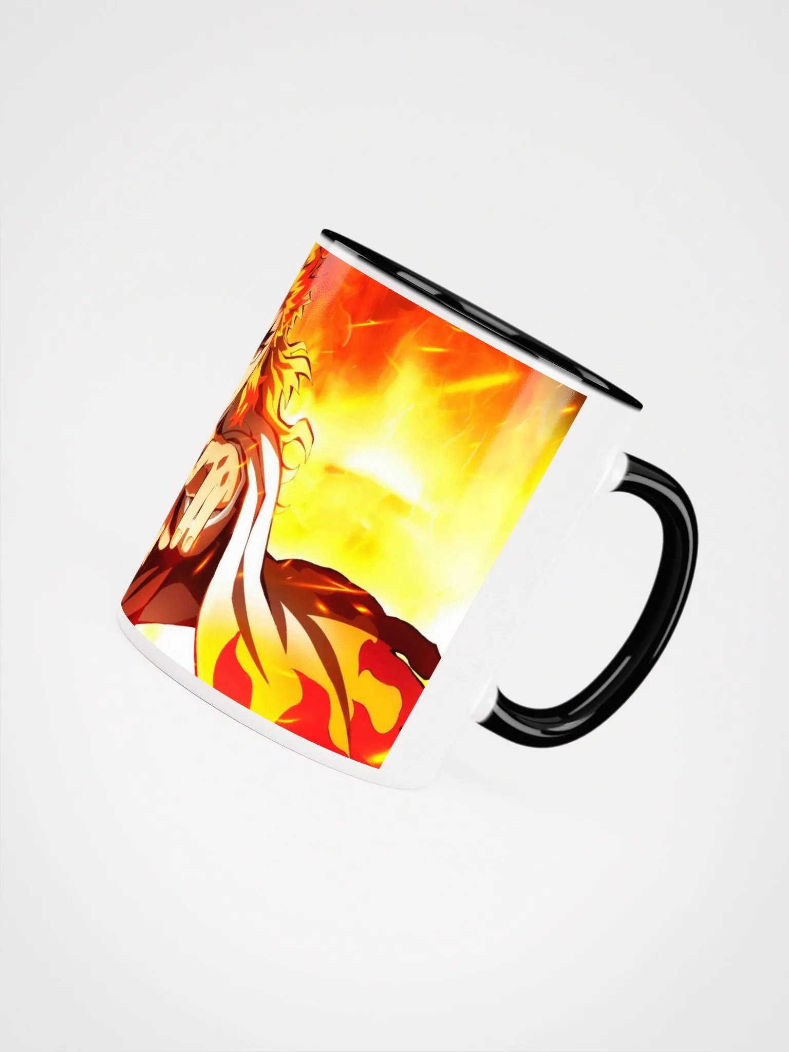Flaming Demon Slayer Ceramic Mug - Premium Anime-Inspired Coffee Mug product image (4)