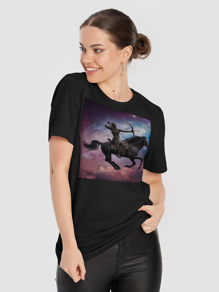 Sagittarius Zodiac Unisex Supersoft T-Shirt with Galactic Design product image (9)