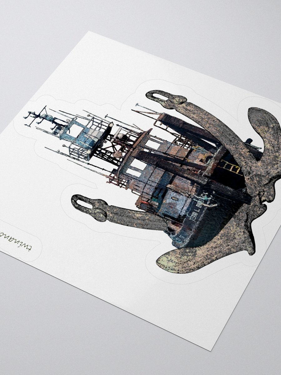 Twin Anchor & & Terri L. Brusco Kiss Cut Stickers product image (3)