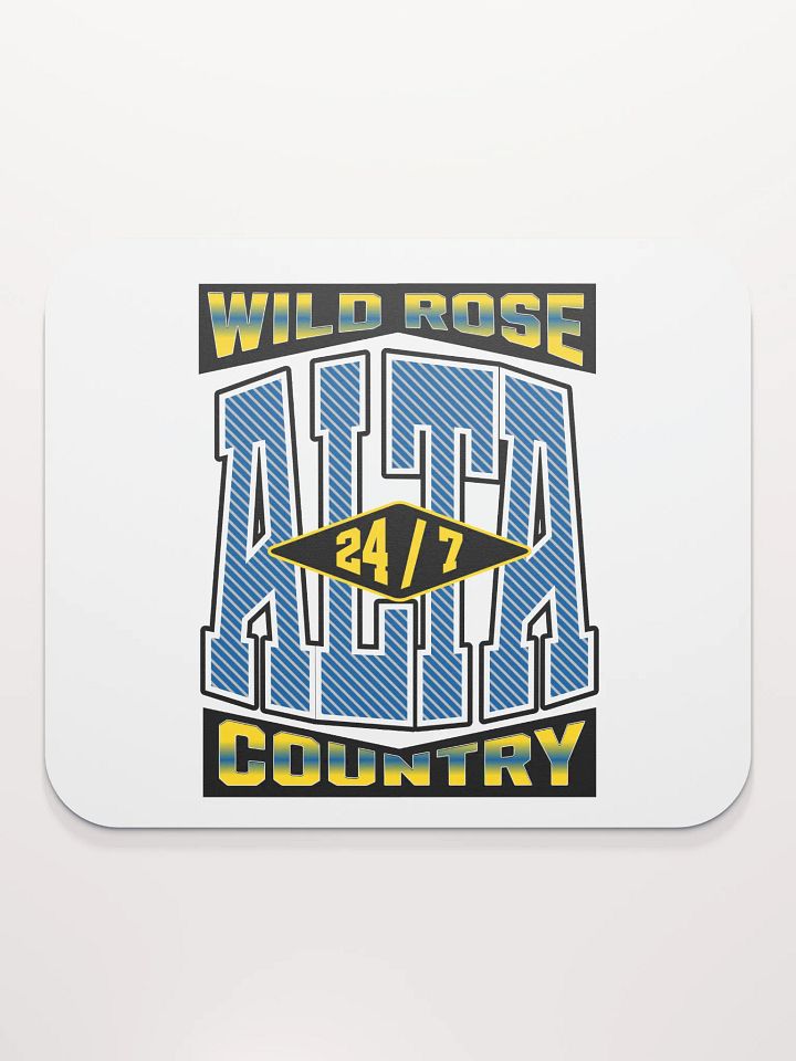 Alta Alberta Wild Rose Country 24/7 Mouse Pad product image (1)