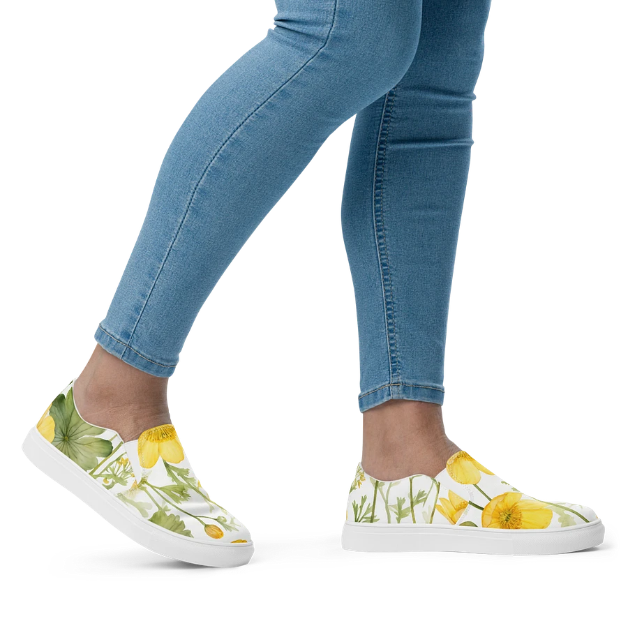 Buttercups in Bloom Slip-On Canvas Shoes product image (6)