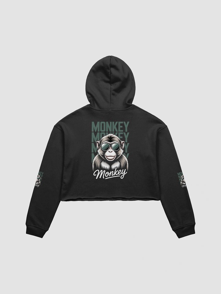 Cool Monkey Vibes Crop Hoodie product image (5)