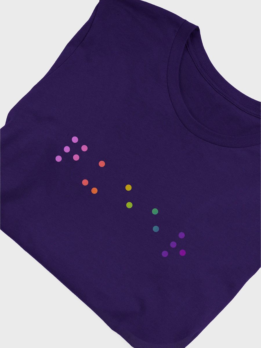 queer braille t-shirt product image (5)