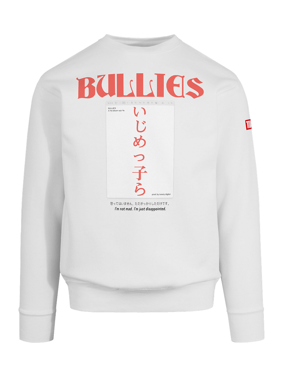 BULLIES WHITE CREWNECK product image (9)