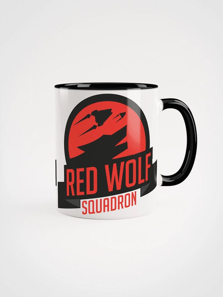 Red Wolf Squadron Accent Mug product image (1)
