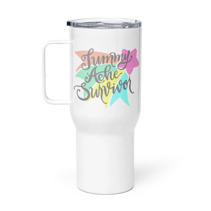tummy ache survivor travel mug product image (1)