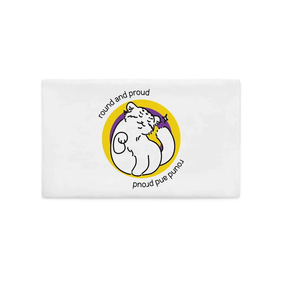 Round and Proud Manul Intersex Version - Pillow Case product image (2)
