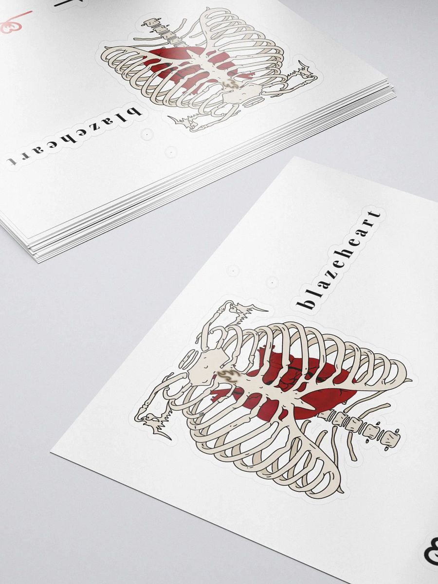 Ribcage sticker sheet product image (5)
