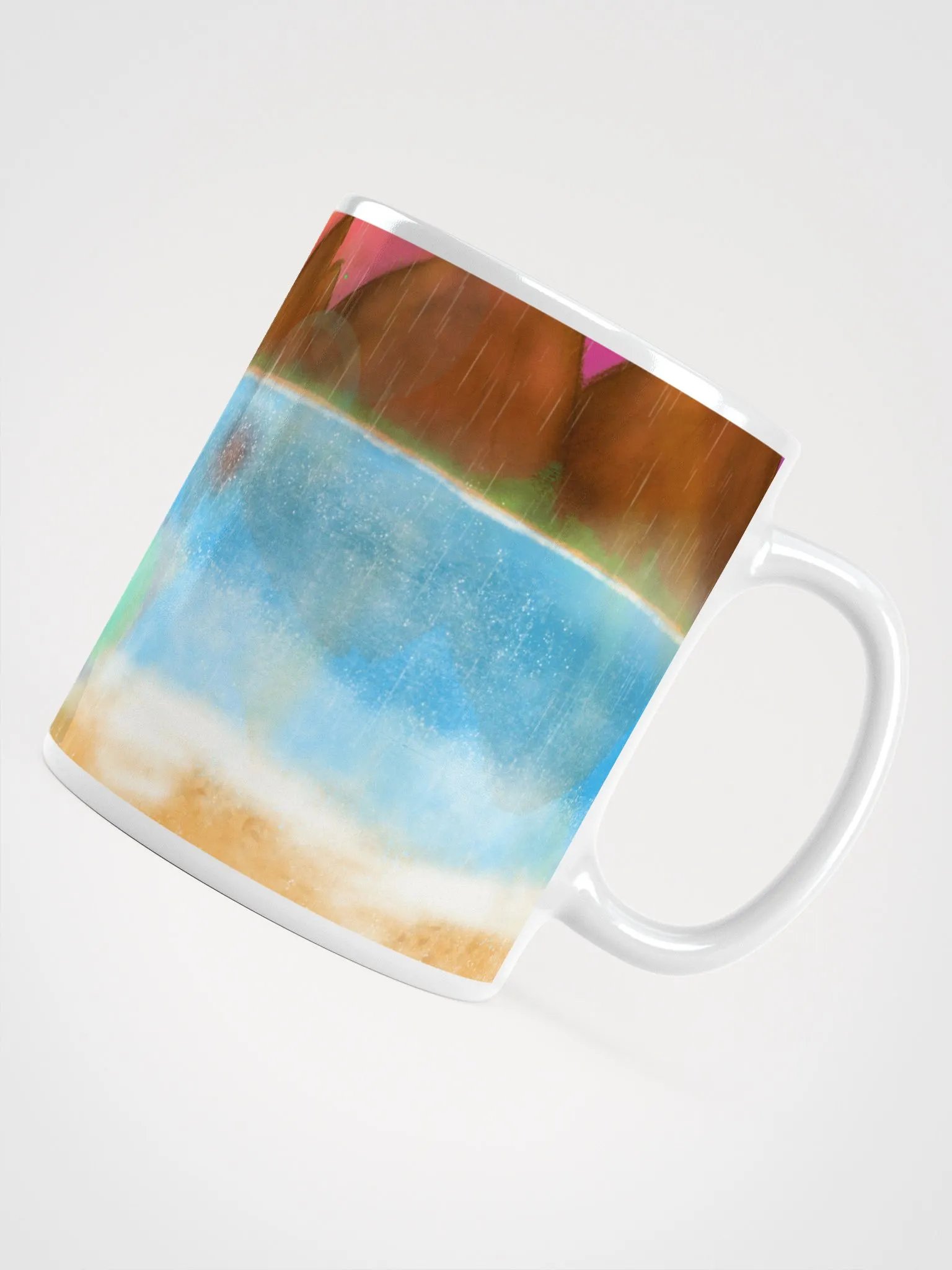Rainy Beach Mug product image (4)