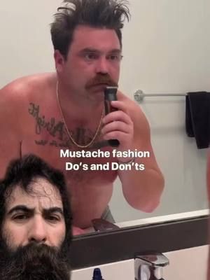 The mustache Dos and Donts! #beardlaw 