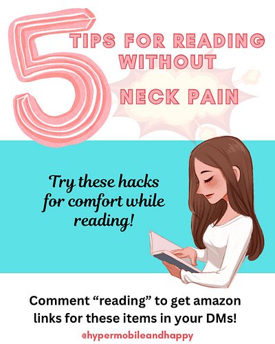 Reading would be such a delight if it weren’t for the pain…and so empowering too!

Let me know if these hacks work for you or...