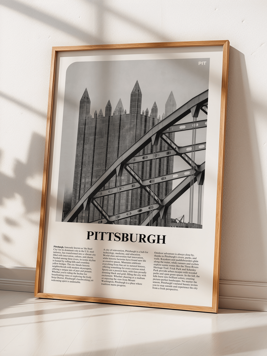 Pittsburgh 01 Newspaper Poster product image (2)