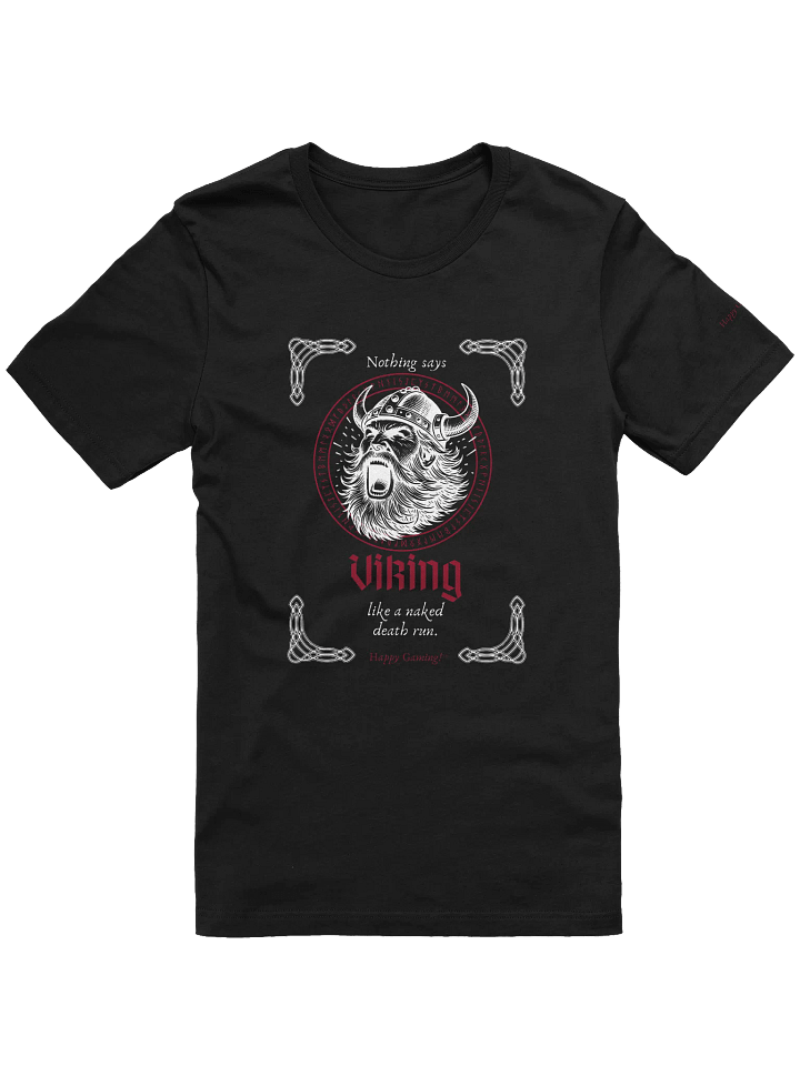 Viking Naked Death Run Gaming Tee product image (1)