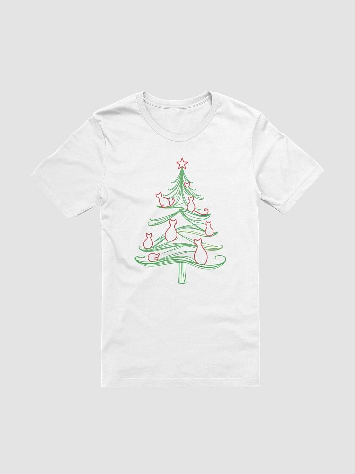 Bella+Canvas Supersoft Meowry Christmas T-Shirt product image (1)