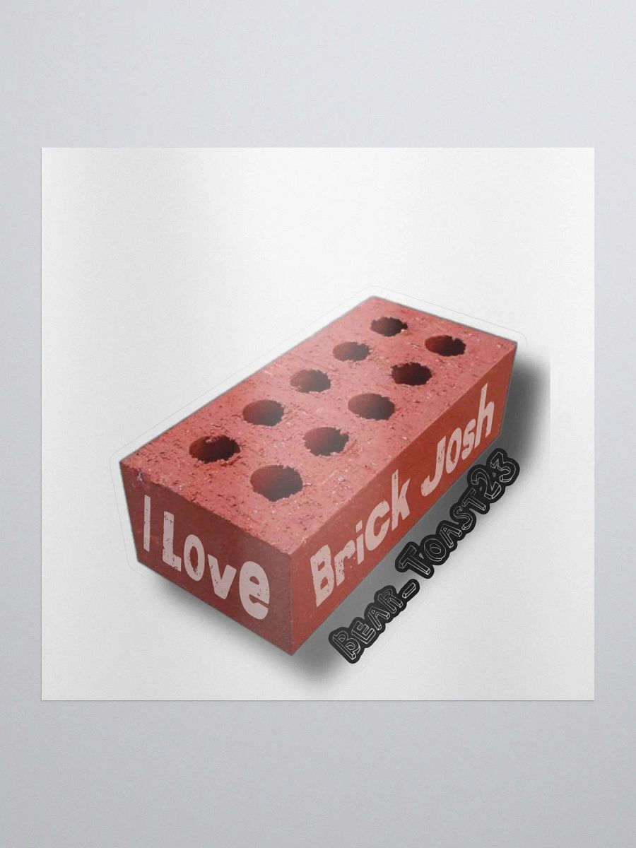 I love Brick Josh (sticker) product image (1)