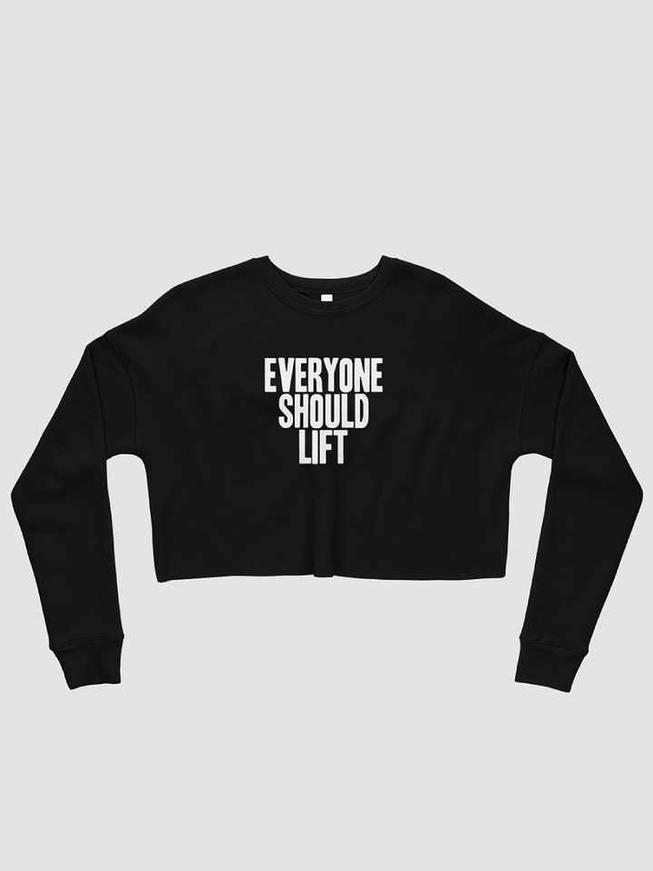[everyone] Women's Cropped Sweatshirt - Bella + Canvas 7503 product image (2)