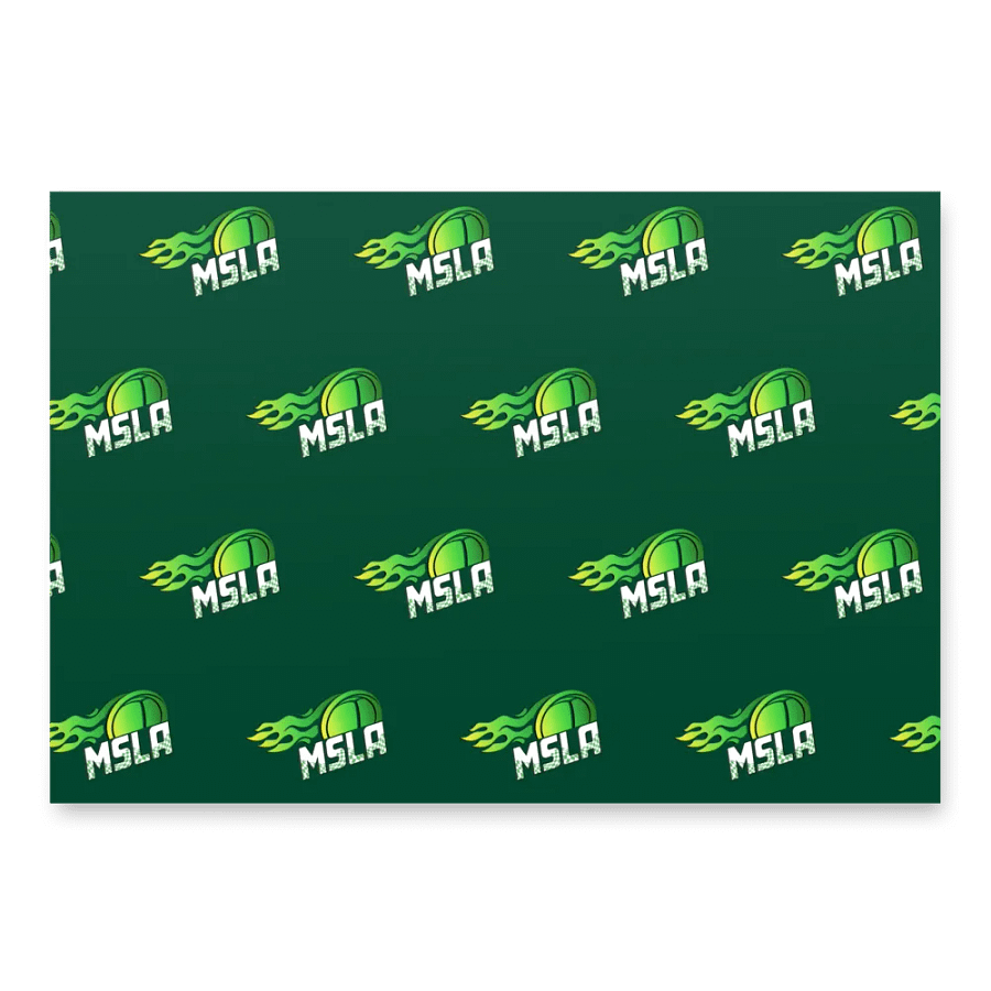 MSLA Green Wrapping Paper Sheets product image (4)