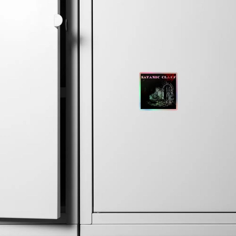 Satanic Claus Holographic Sticker Sheet product image (6)