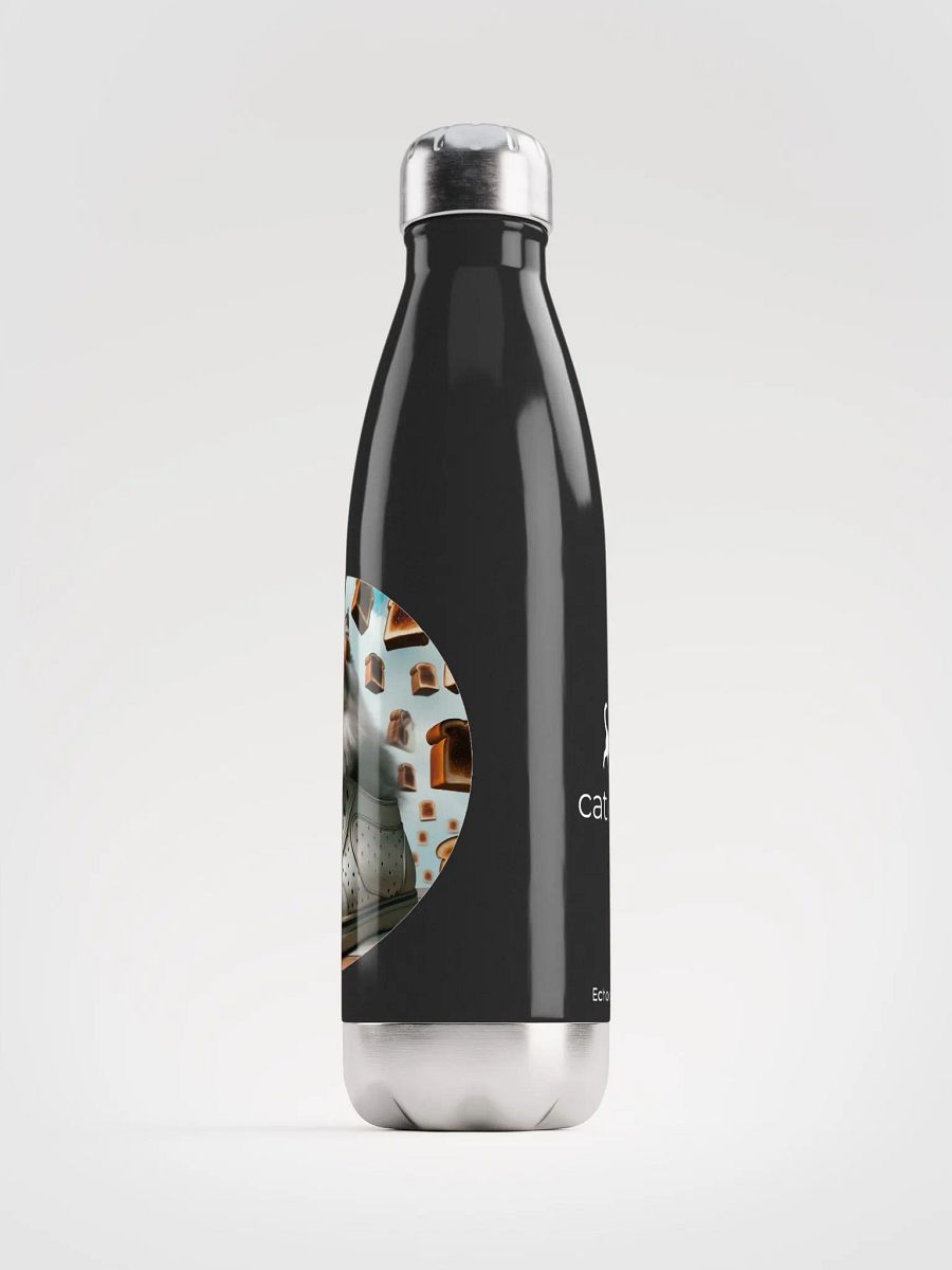 Toast Cat #1 - Stainless Steel Water Bottle product image (4)