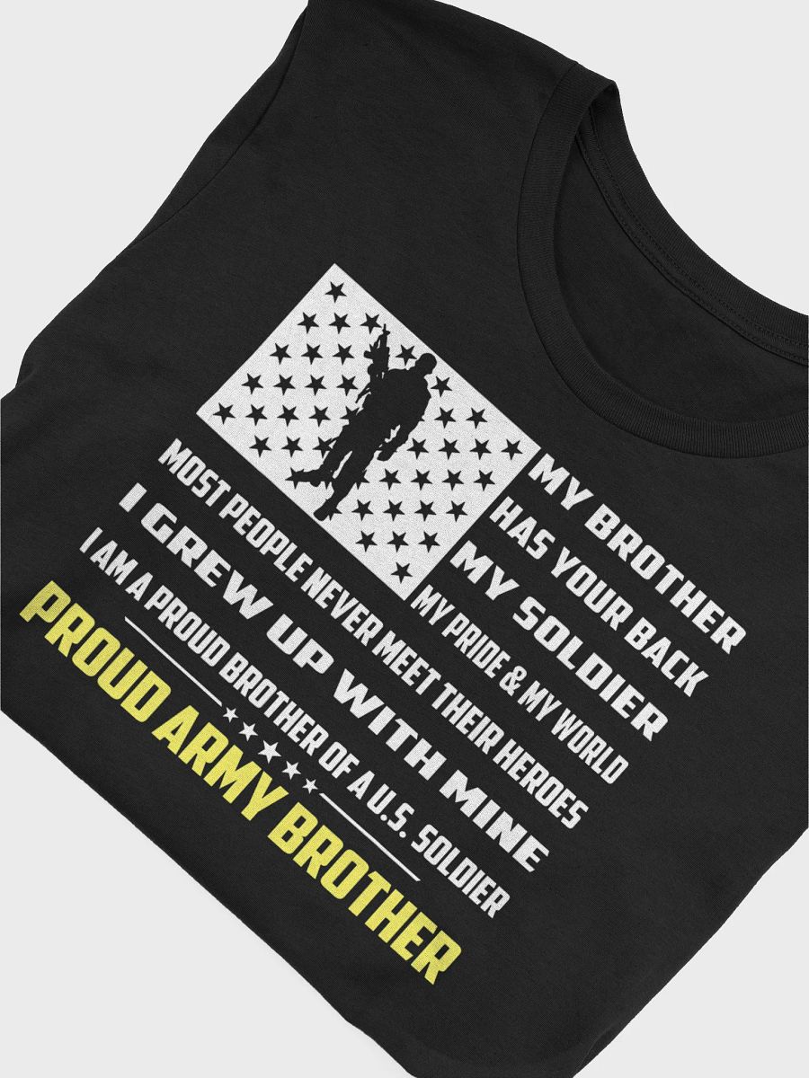 Proud Army Brother - Adult T-Shirt product image (5)